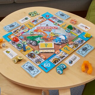 Foto 3 | Foto 3 | Juego De Mesa Hasbro Gaming Monopoly Junior Trucks Kids 5+ Years - Venta Internacional.