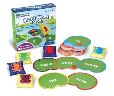 Foto 1 | Foto 1 | Recursos De Aprendizaje De Juegos De Mesa Sight Word Games Toss 5 Años O Más - Venta Internacional.