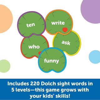 Foto 2 | Foto 2 | Recursos De Aprendizaje De Juegos De Mesa Sight Word Games Toss 5 Años O Más - Venta Internacional.