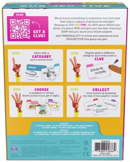 Foto 7 | Foto 7 | Juego De Cartas Spin Master Subjetive Para Family Night 10+ - Venta Internacional.