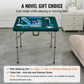 Foto 7 | Foto 7 | Mesa De Mahjong Vevor Plegable Por La Mitad Para 4 Jugadores Con Fichas De Mahjong - Venta Internacional.