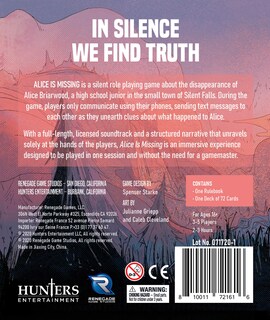 Foto 2 | Foto 2 | Juego De Mesa Renegade Game Studios Alice Is Missing - Venta Internacional.