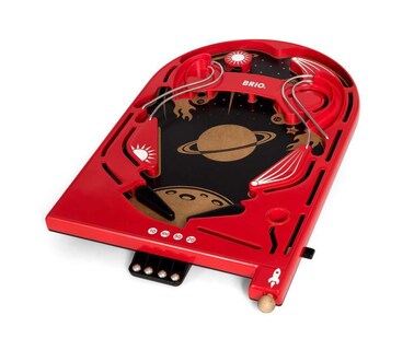 Foto 6 | Foto 6 | Juego De Pinball Brio 34017, Clásico, Vintage, Estilo Arcade, Rojo - Venta Internacional.