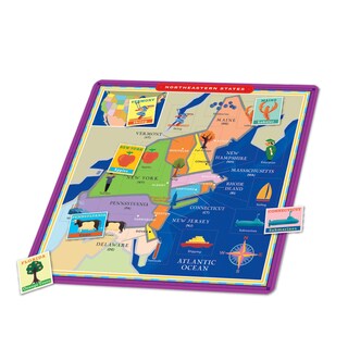 Foto 4 | Foto 4 | Juego De Bingo Eeboo United States Geography Para 2-6 Jugadores Mayores De 5 Años - Venta Internacional.