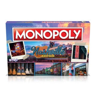 Foto 6 | Foto 6 | Juego De Mesa Monopoly Nashville Edition Para 2-6 Jugadores De Más De 8 Años - Venta Internacional.