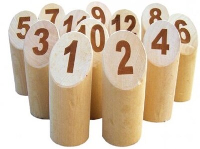 Foto 2 | Foto 2 | Juego De Bolos Y Alfileres De Madera Molkky Para Divertirte Al Aire Libre - Venta Internacional.