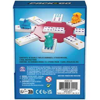 Foto 4 | Foto 4 | Set De Dominó Spin Master Games Mexican Train Con Funda - Venta Internacional.