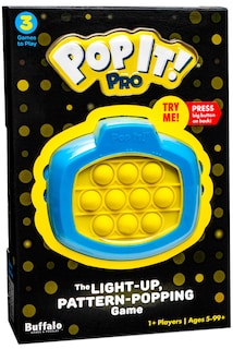 Foto 1 | Foto 1 | Juego Buffalo Games Pop It! Pro Original Light Up Azul/amarillo - Venta Internacional.