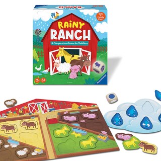 Foto 1 | Foto 1 | Juego Cooperativo Ravensburger Rainy Ranch Toddlers - Venta Internacional.