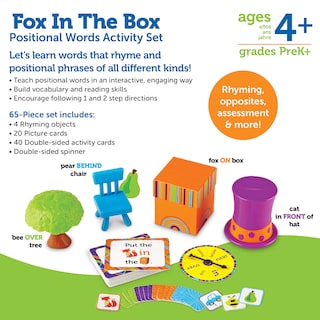 Foto 5 | Foto 5 | Set De Actividades Learning Resources Fox In The Box, 65 Piezas, 4 O Más - Venta Internacional.