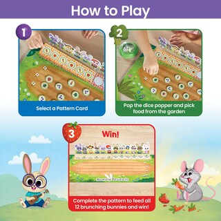 Foto 4 | Foto 4 | Juego De Mesa Hand2mind Bunny Brunch Pattern Cooperative Kids - Venta Internacional.