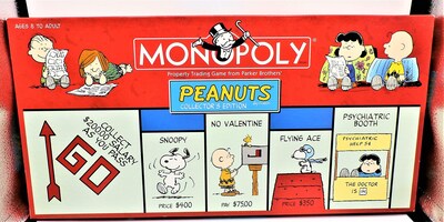 Foto 2 | Foto 2 | Juego De Mesa Usaopoly Peanuts Monopoly Con Fichas Coleccionables - Venta Internacional.