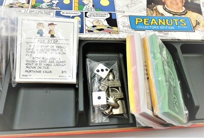 Foto 7 | Foto 7 | Juego De Mesa Usaopoly Peanuts Monopoly Con Fichas Coleccionables - Venta Internacional.