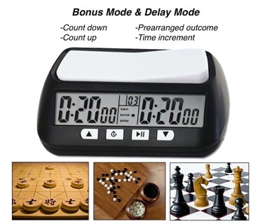 Foto 2 | Foto 2 | Reloj De Ajedrez Genérico Ys-902 Electrónico Profesional Negro - Venta Internacional.
