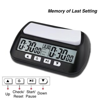 Foto 3 | Foto 3 | Reloj De Ajedrez Genérico Ys-902 Electrónico Profesional Negro - Venta Internacional.