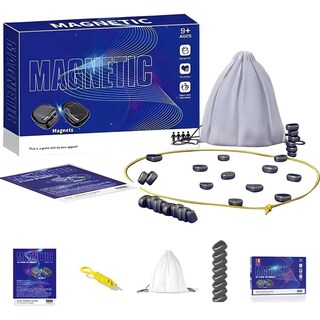 Foto 1 | Foto 1 | Juego De Ajedrez Magnético Con Piedras Y Cuerdas, 1 Juego - Venta Internacional.