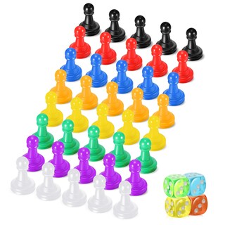 Foto 1 | Foto 1 | Juego De Mesa Zhanmai, 40 Piezas, Peones De Ajedrez Con 4 Dados - Venta Internacional.