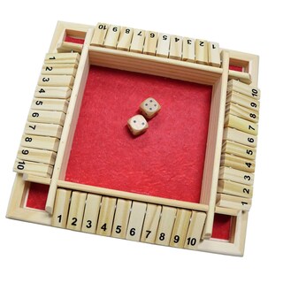 Foto 1 | Foto 1 | Juego De Dados Shut The Box Dc-beautiful Para Adultos De 2 A 4 Jugadores - Venta Internacional.