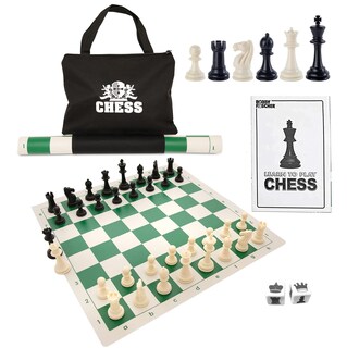 Foto 1 | Foto 1 | Set De Ajedrez Con Tablero Verde, Torneo Con Mejor Relación Calidad-precio De We Games - Venta Internacional.