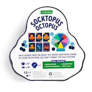 Foto 5 | Foto 5 | Juego De Combinación De Memoria Mudpuppy Socktopus Octopus Kids 5+ - Venta Internacional.