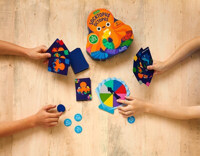 Foto 6 | Foto 6 | Juego De Combinación De Memoria Mudpuppy Socktopus Octopus Kids 5+ - Venta Internacional.