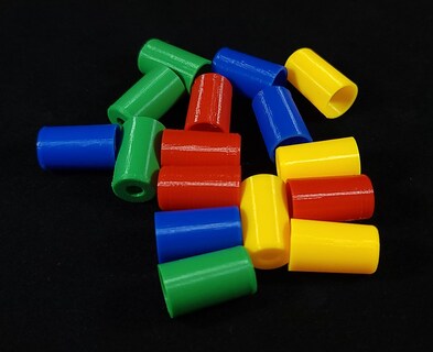 Foto 3 | Foto 3 | Juego De Piezas De Repuesto Para El Juego De Mesa Trouble, 16 Peones - Venta Internacional.