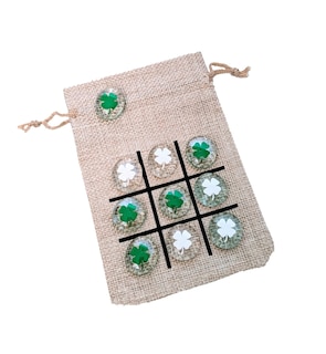 Foto 1 | Foto 1 | Juego Tic Tac Toe Para Niños, Día De San Patricio, Trébol De Cuatro Hojas - Venta Internacional.