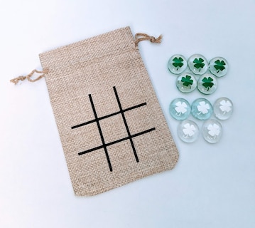 Foto 2 | Foto 2 | Juego Tic Tac Toe Para Niños, Día De San Patricio, Trébol De Cuatro Hojas - Venta Internacional.