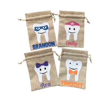 Foto 1 | Foto 1 | Bolsa Tooth Fairy Bag, Soporte Personalizado Para Niños Con Dientes Perdidos - Venta Internacional.
