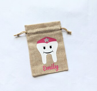 Foto 4 | Foto 4 | Bolsa Tooth Fairy Bag, Soporte Personalizado Para Niños Con Dientes Perdidos - Venta Internacional.