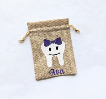 Foto 5 | Foto 5 | Bolsa Tooth Fairy Bag, Soporte Personalizado Para Niños Con Dientes Perdidos - Venta Internacional.