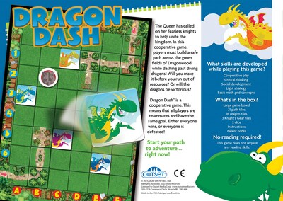 Foto 6 | Foto 6 | Juego De Mesa Outset Media Dragon Dash Co-operative Para Mayores De 5 Años - Venta Internacional.