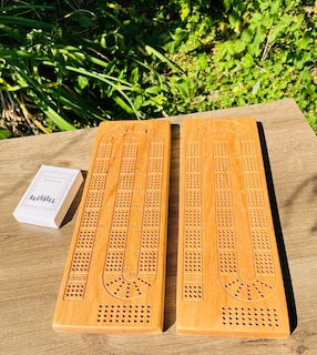 Foto 2 | Foto 2 | Tabla De Cartón De Madera De Cerezo De 4 Rieles Con Almacenamiento Magnético - Venta Internacional.