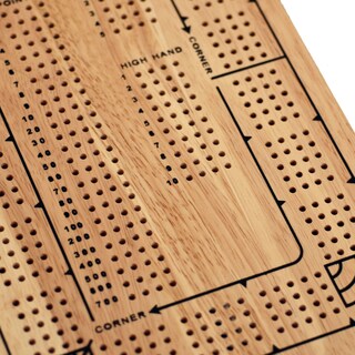 Foto 4 | Foto 4 | Tabla De Cribbage We Games Para 4 Jugadores De Madera Con Pinzas De Plástico - Venta Internacional.