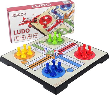 Foto 1 | Foto 1 | Juego De Mesa Kidami Ludo Magnético Plegable Para Todas Las Edades - Venta Internacional.