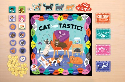 Foto 3 | Foto 3 | Juego De Mesa Mudpuppy Cat-tastic! Para 2-4 Jugadores, Más De 6 Años - Venta Internacional.