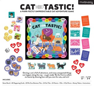 Foto 4 | Foto 4 | Juego De Mesa Mudpuppy Cat-tastic! Para 2-4 Jugadores, Más De 6 Años - Venta Internacional.