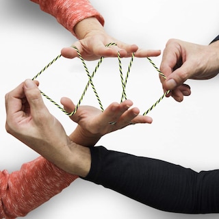 Foto 5 | Foto 5 | Cuerda Para Cat's Cradle Game Artcreativity, 160 Cm, 2 Piezas - Venta Internacional.
