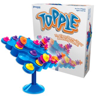 Foto 2 | Foto 2 | Juego De Mesa Pressman Toy Original Topple Para 2-4 Jugadores A Partir De 6 Años - Venta Internacional.