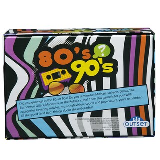 Foto 6 | Foto 6 | Juego De Preguntas Outset Media De Los Años 80 Y 90 Con 220 Tarjetas Para Más De 12 Años - Venta Internacional.