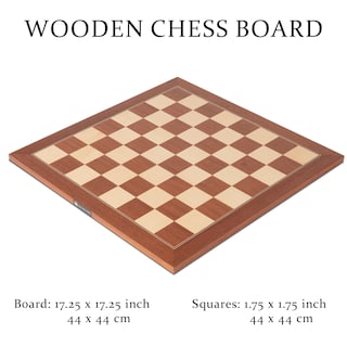 Foto 3 | Foto 3 | Tablero De Ajedrez A&a Professional De Madera De 54 Cm Con Bolsa De Almacenamiento - Venta Internacional.