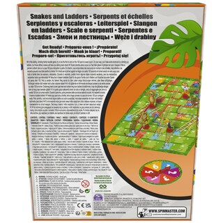 Foto 5 | Foto 5 | Juego De Mesa Spin Master Games Snakes & Ladders Kids 3+ - Venta Internacional.