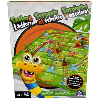 Foto 6 | Foto 6 | Juego De Mesa Spin Master Games Snakes & Ladders Kids 3+ - Venta Internacional.