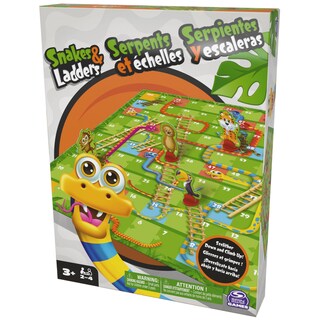 Foto 7 | Foto 7 | Juego De Mesa Spin Master Games Snakes & Ladders Kids 3+ - Venta Internacional.
