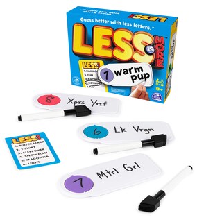 Foto 1 | Foto 1 | Juego De Mesa Para Fiestas Spin Master Less Is More Con Rotuladores Borrables - Venta Internacional.