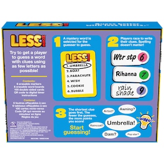Foto 7 | Foto 7 | Juego De Mesa Para Fiestas Spin Master Less Is More Con Rotuladores Borrables - Venta Internacional.