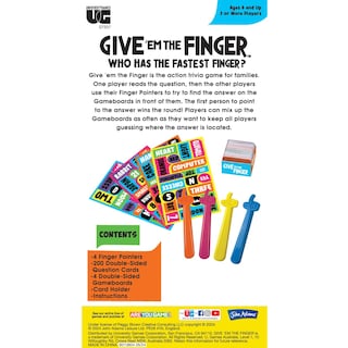 Foto 2 | Foto 2 | Juego De Trivia De Acción Los Juegos Universitarios Dan El Dedo - Venta Internacional.