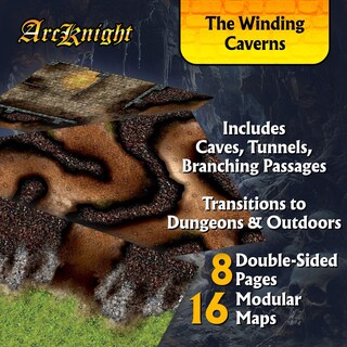Foto 2 | Foto 2 | Juego De Rol Modular Battlemaps Arcknight The Winding Caverns X16 - Venta Internacional.