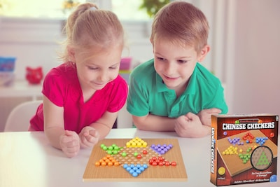 Foto 6 | Foto 6 | Juego De Mesa The Dreidel Company Classic Wooden Chinese Checkers - Venta Internacional.