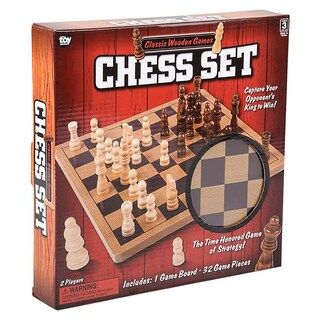 Foto 6 | Foto 6 | Juego De Mesa The Dreidel Company Classic Wooden Chess 10+ Years - Venta Internacional.